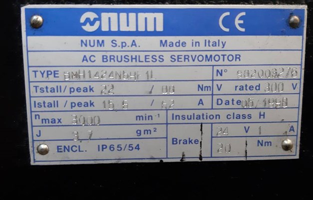 MOTORE NUM tipo BMH 1424 N5HF1L - usato